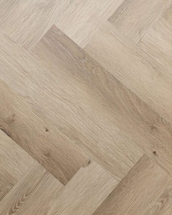 BGH704 HONEY OAK HERRINGBONE 8MM WATERPROOF HYBRID SPC